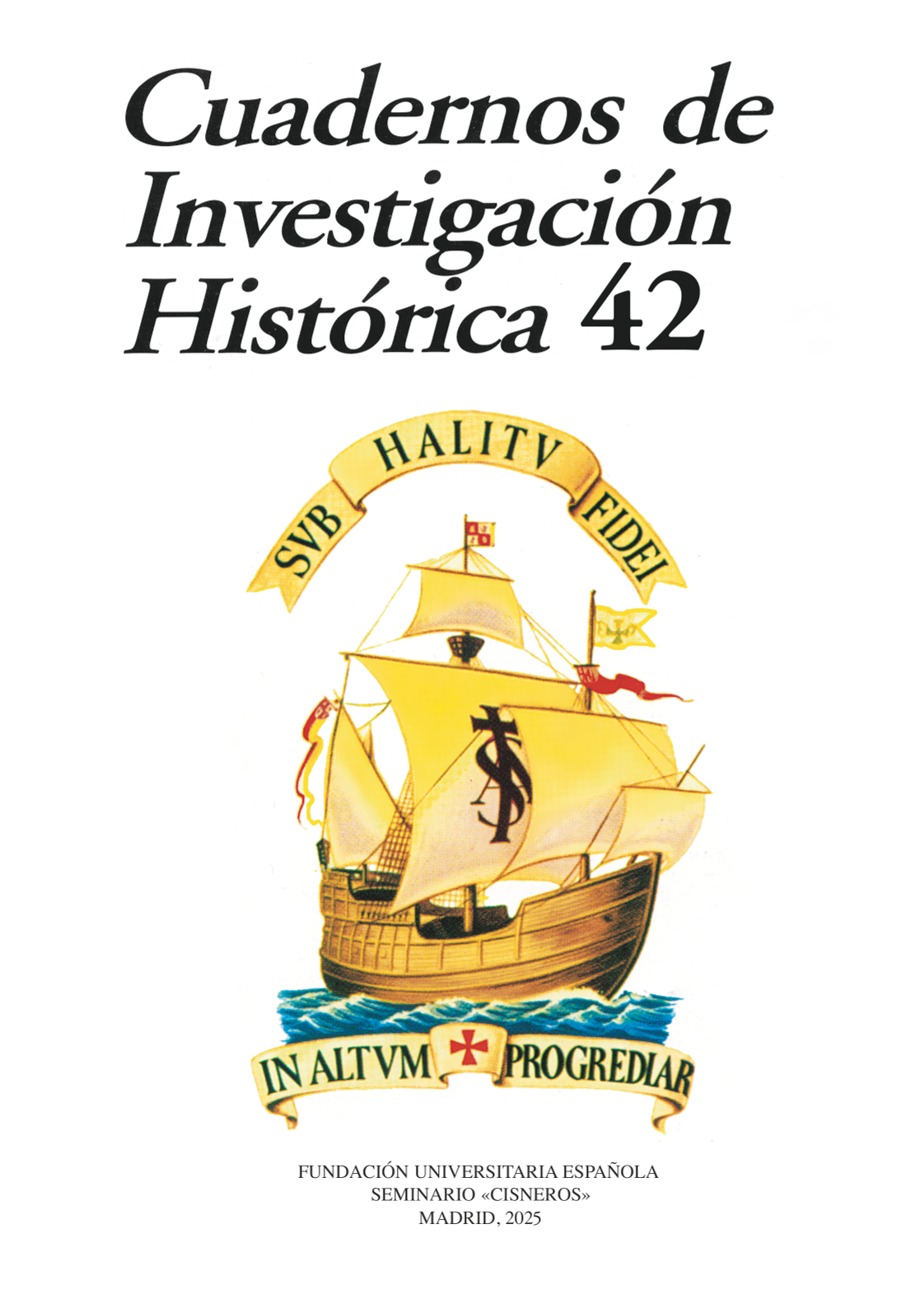 					Ver Núm. 42 (2025): Cuadernos de Investigación Histórica
				